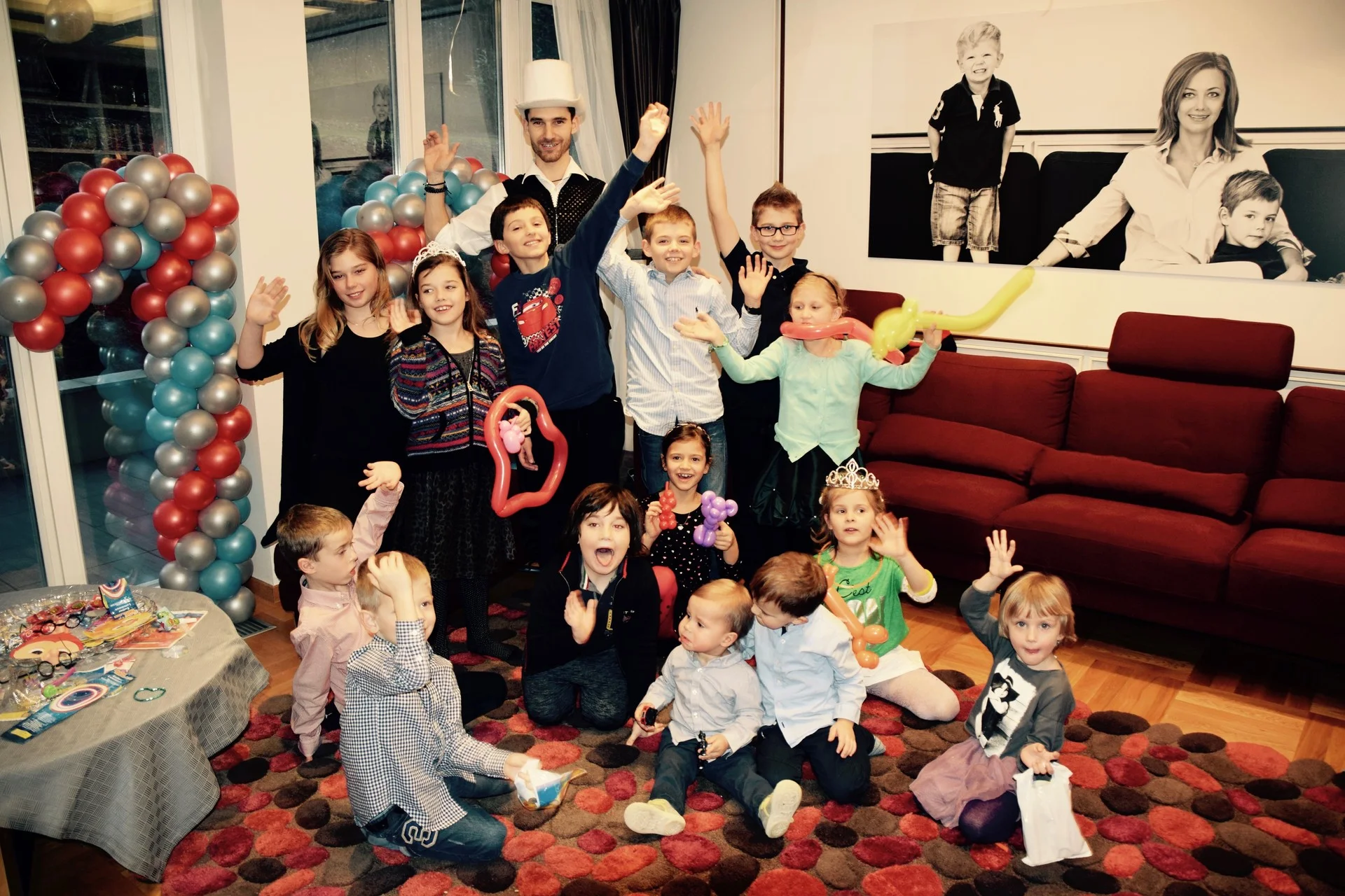 Damien (10 let) a Simon (5let) slavili narozeniny, Praha 6