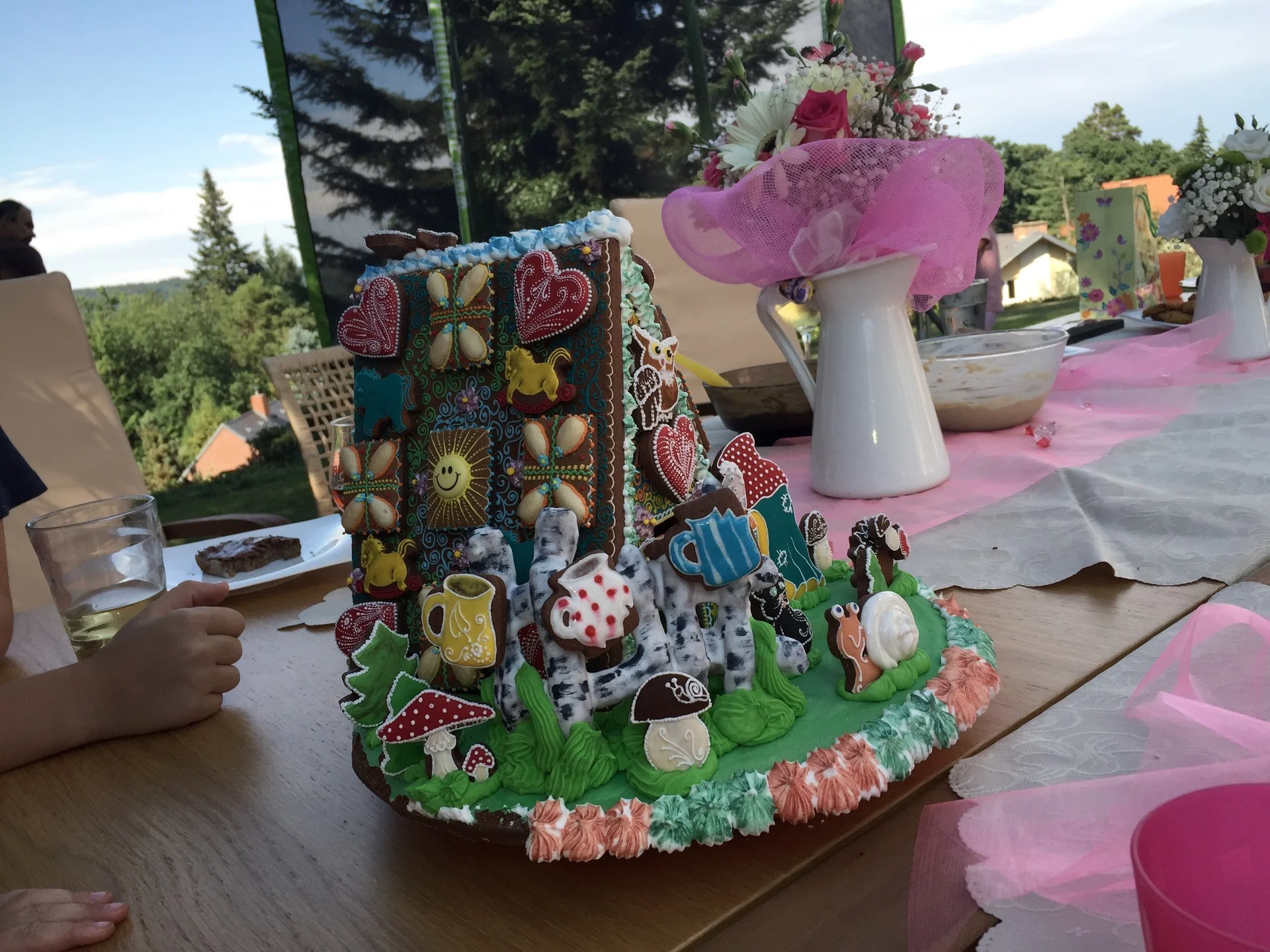 Dobřichovice, oslava narozenin, kouzelník Martin