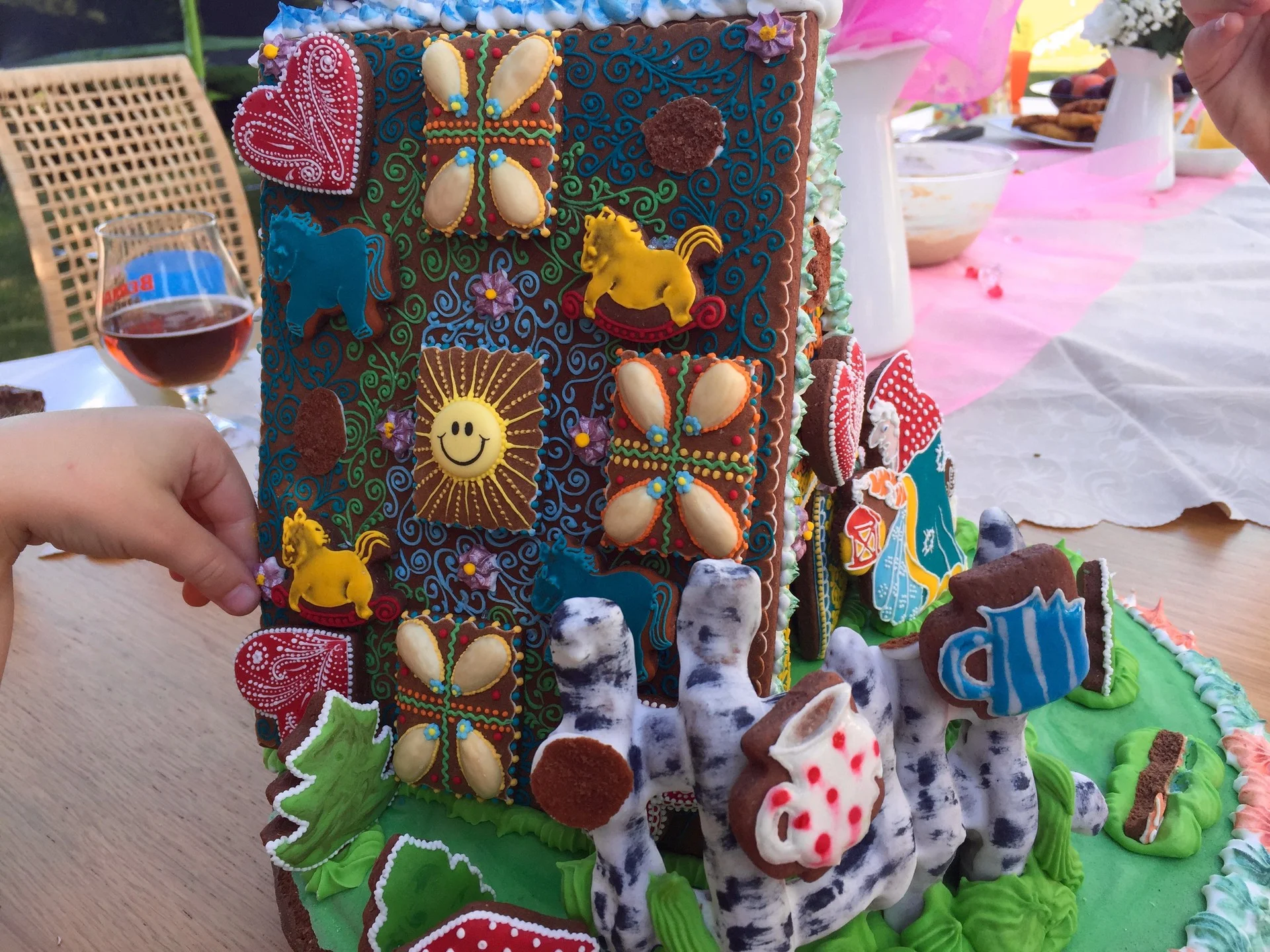 Dobřichovice, oslava narozenin, kouzelník Martin