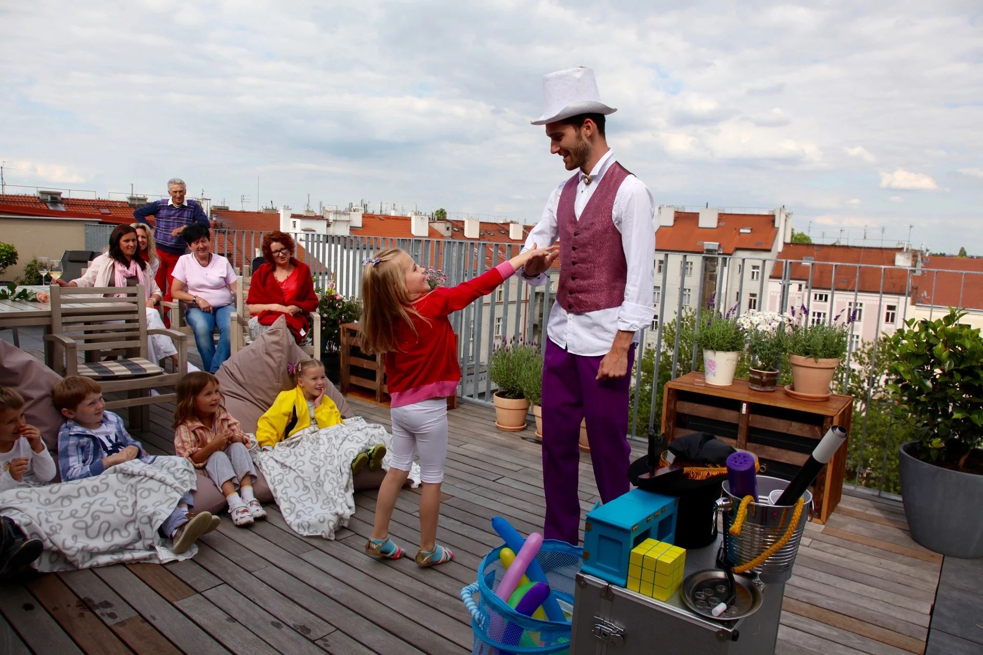 Kristýnka - dětská oslava narozenin Praha 6