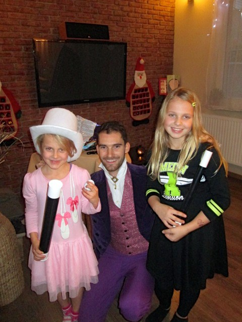 Oslava s kouzelníkem, Hřebeč, Kladno.