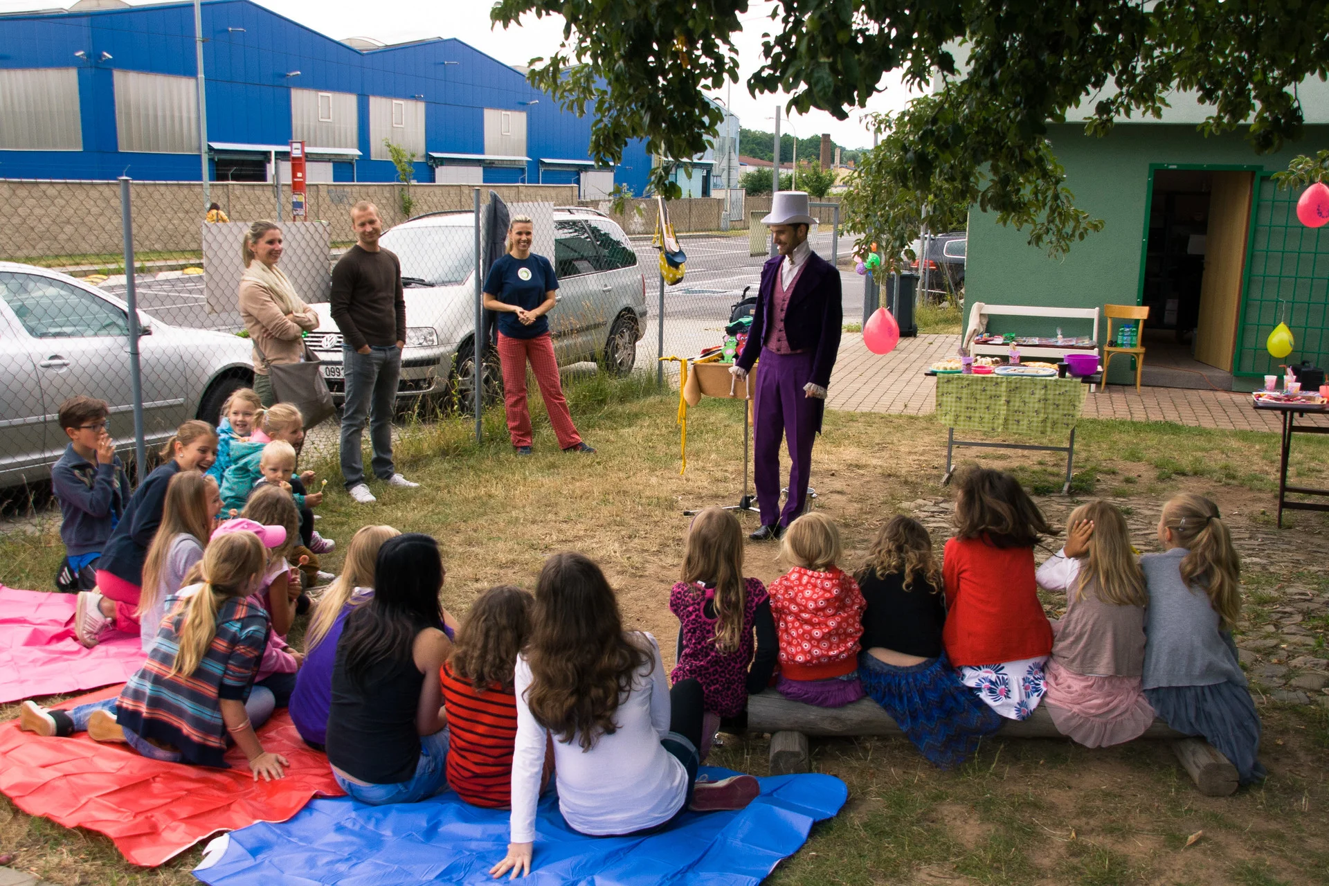 Narozeniny Vinoř, kouzelník Martin kouzlí pro děti.