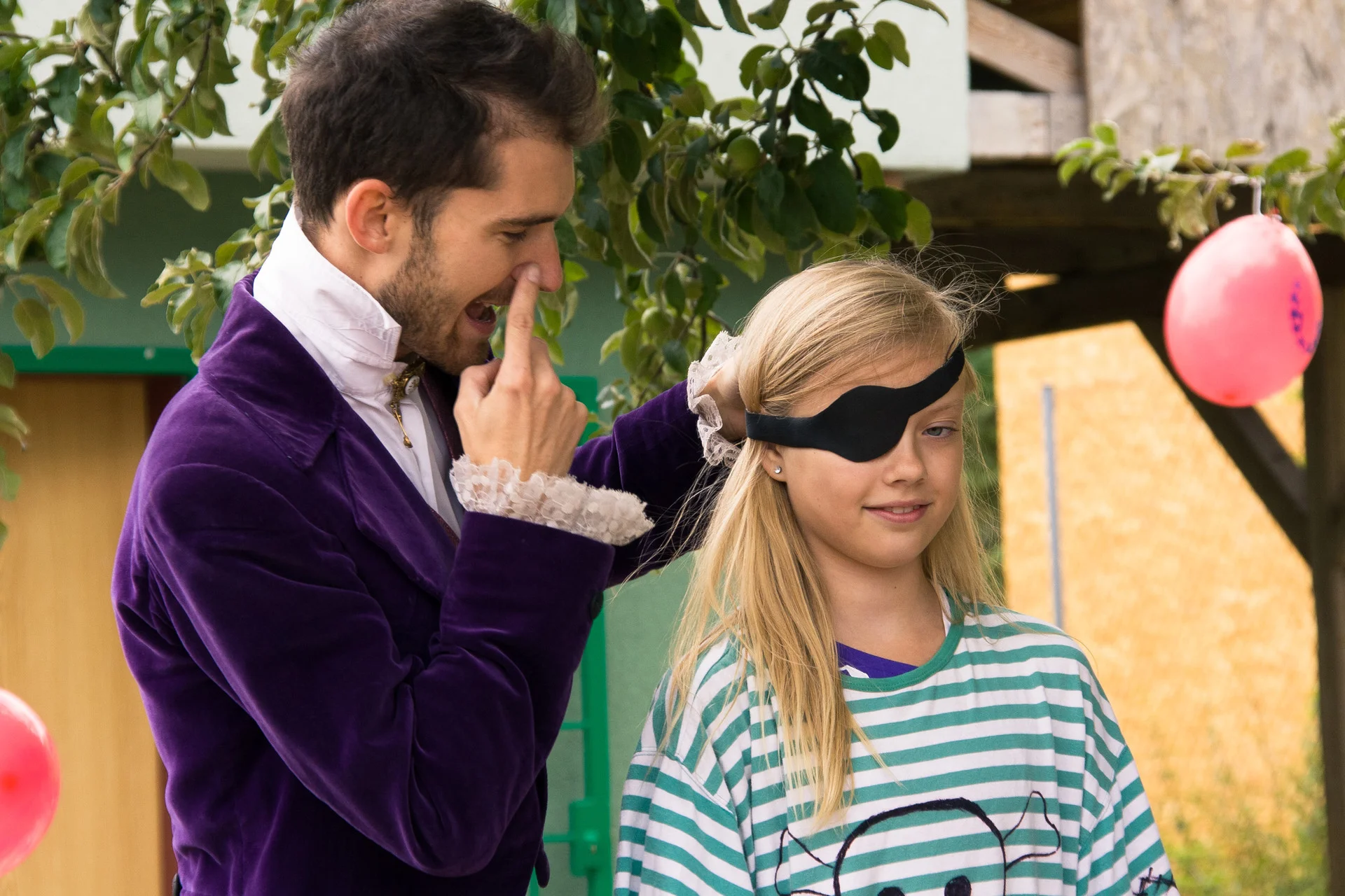 Narozeniny Vinoř, kouzelník Martin kouzlí pro děti.