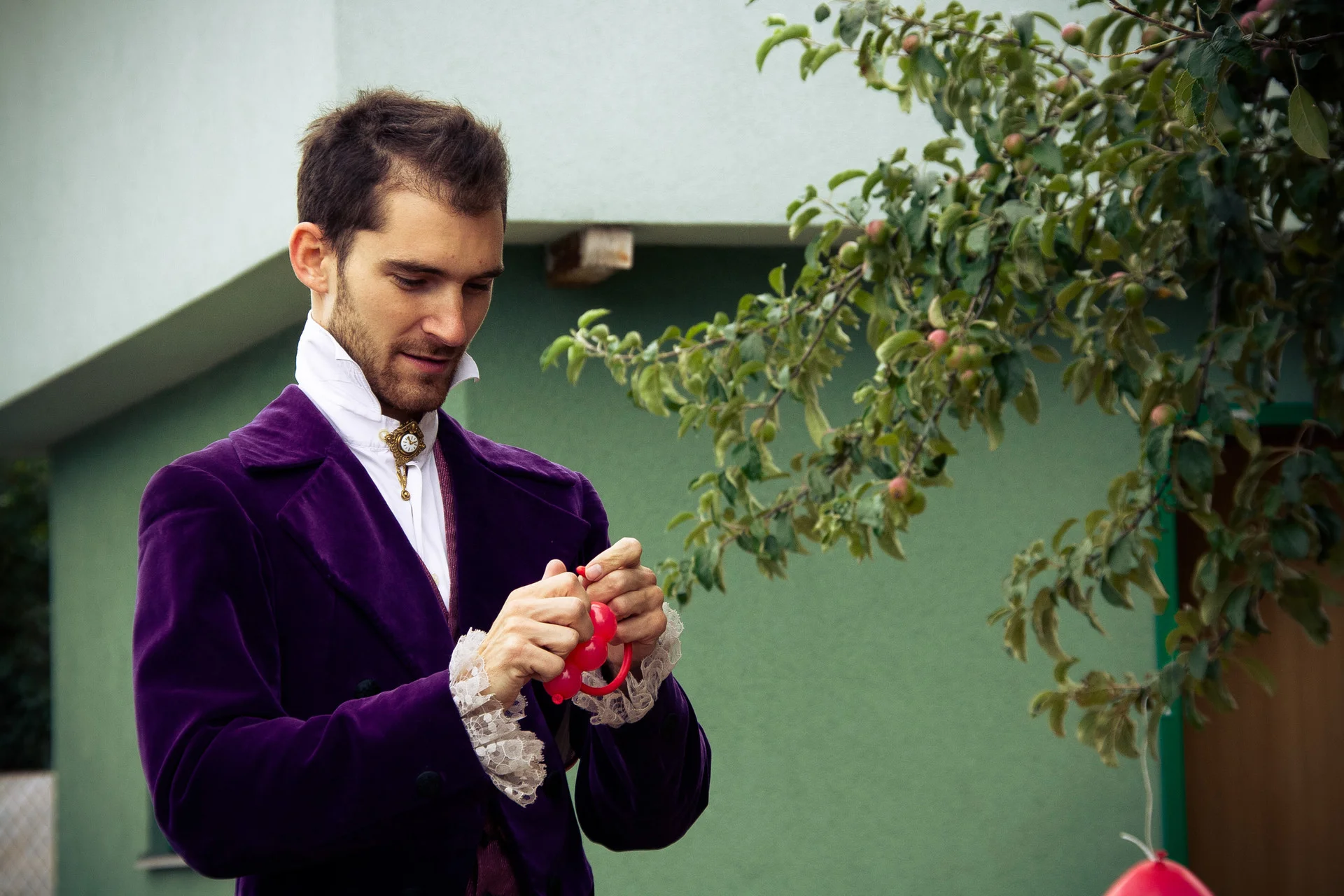 Narozeniny Vinoř, kouzelník Martin kouzlí pro děti.