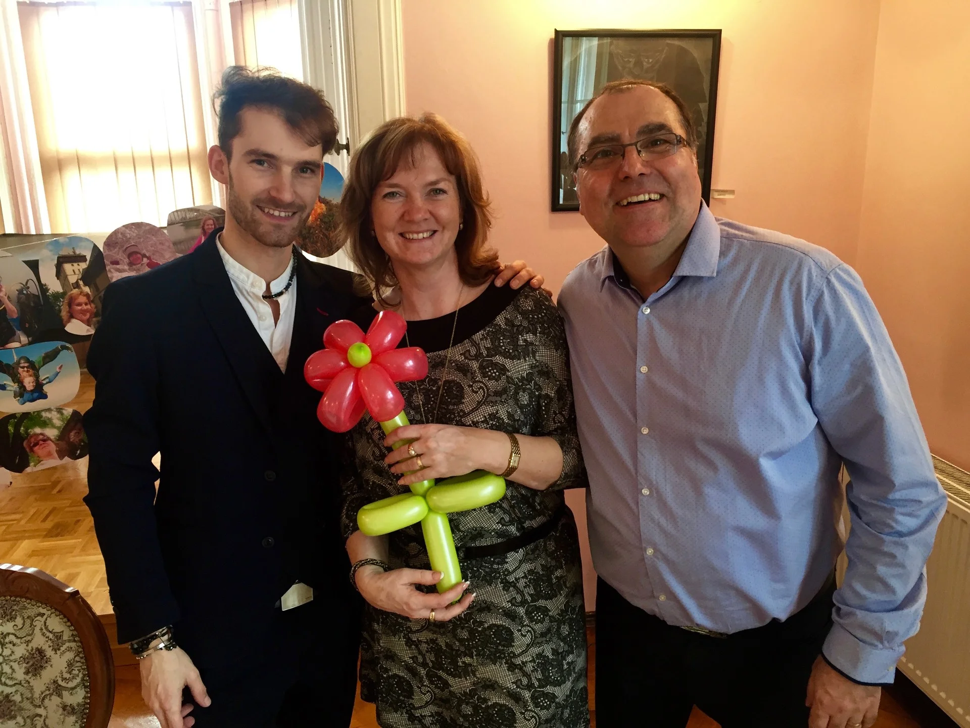 Zámek Trmice, 50. narozeniny, oslava s kouzelníkem