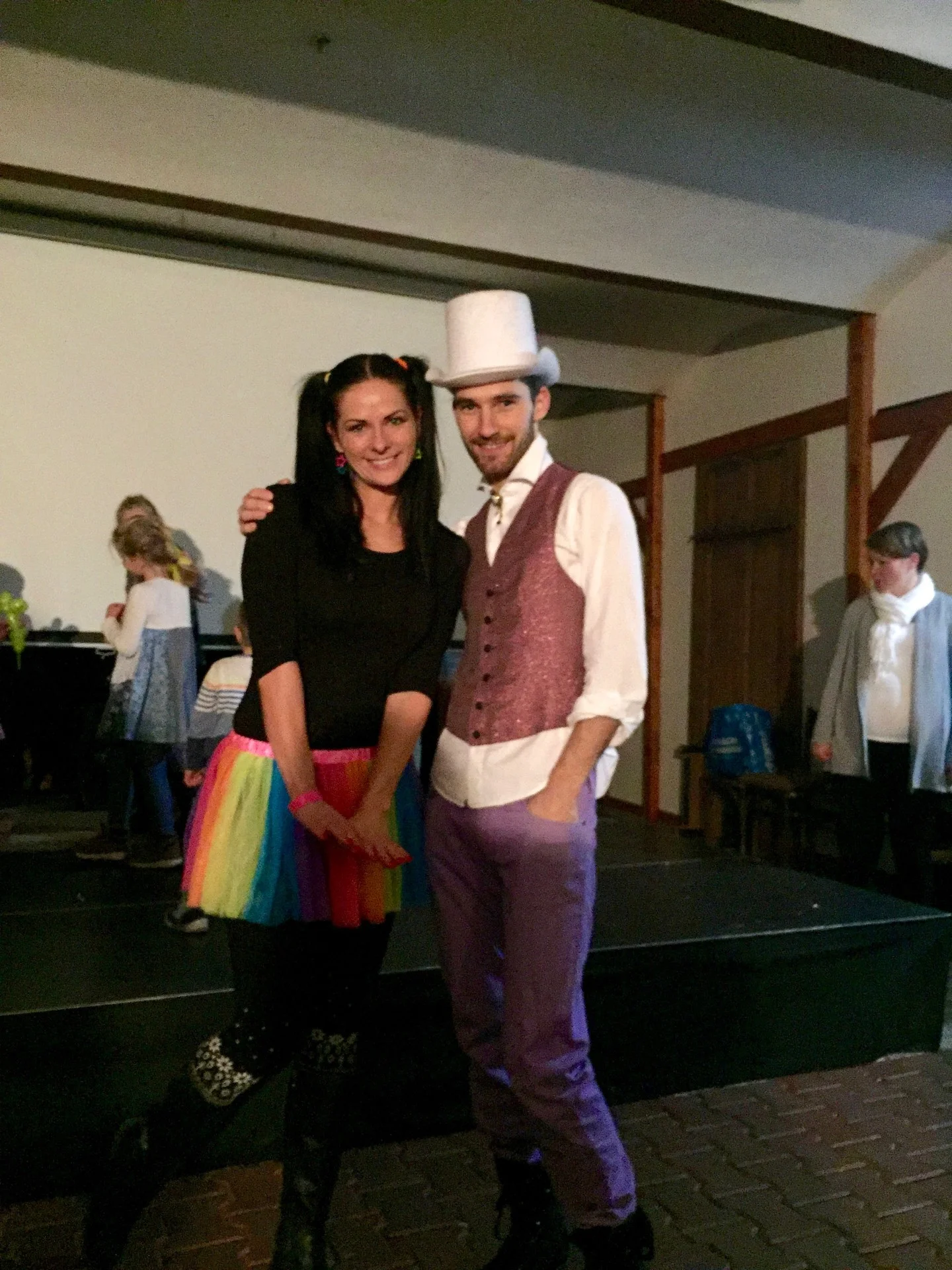 oslava 40. narozenin, Praha Vinoř. Hoffmanův dvůr.