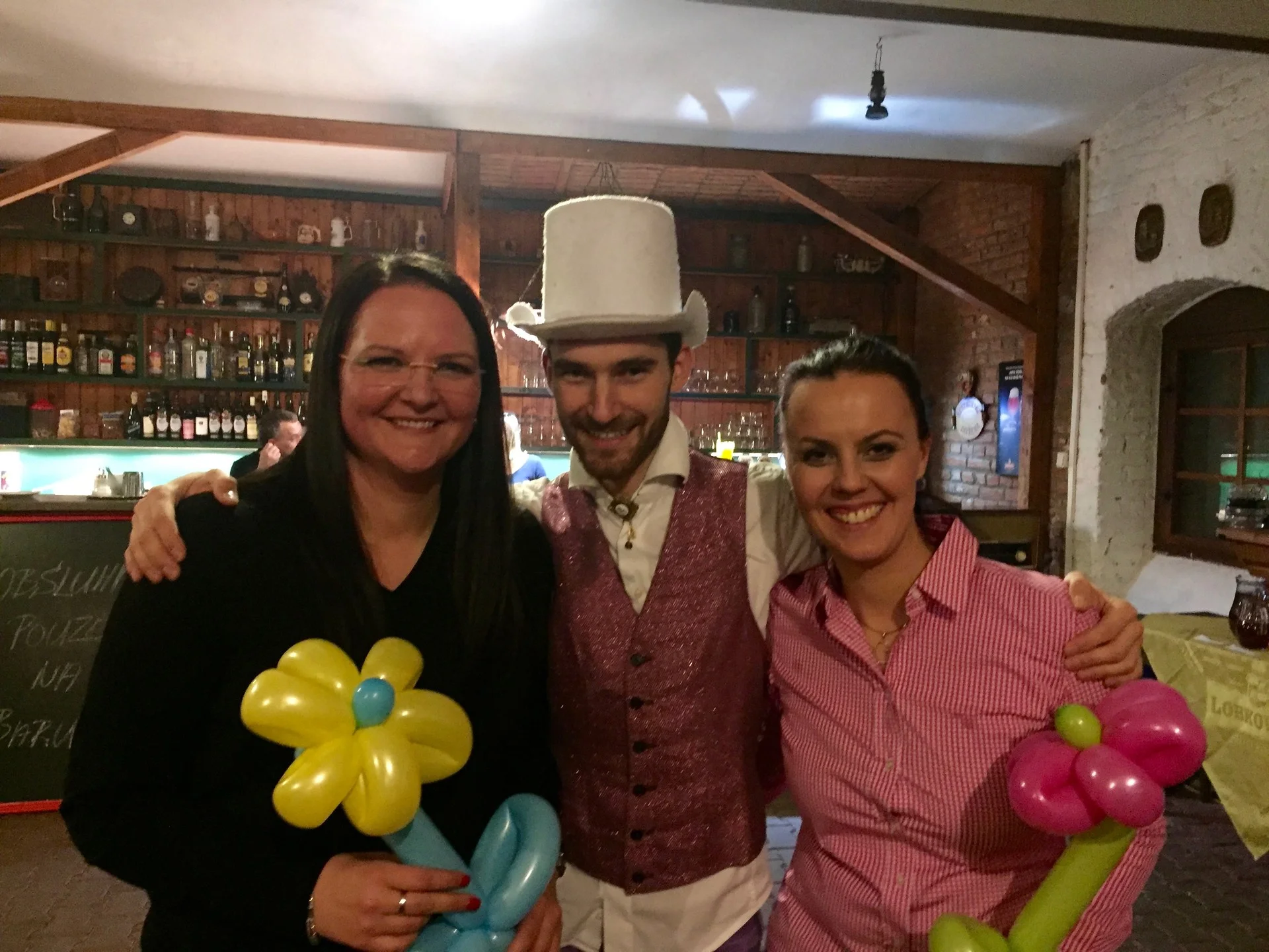 oslava 40. narozenin, Praha Vinoř. Hoffmanův dvůr.