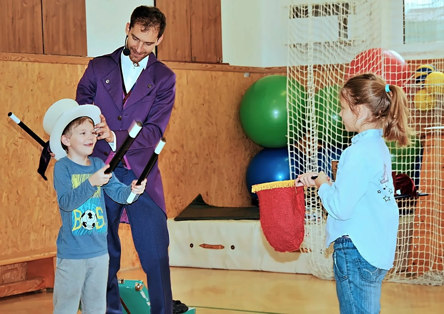 kouzelník ve školce