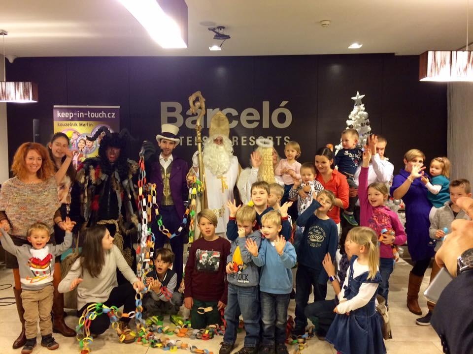 BNP Paribas Cardif, Mikulášská nadílka, hotel Barcelo, Praha