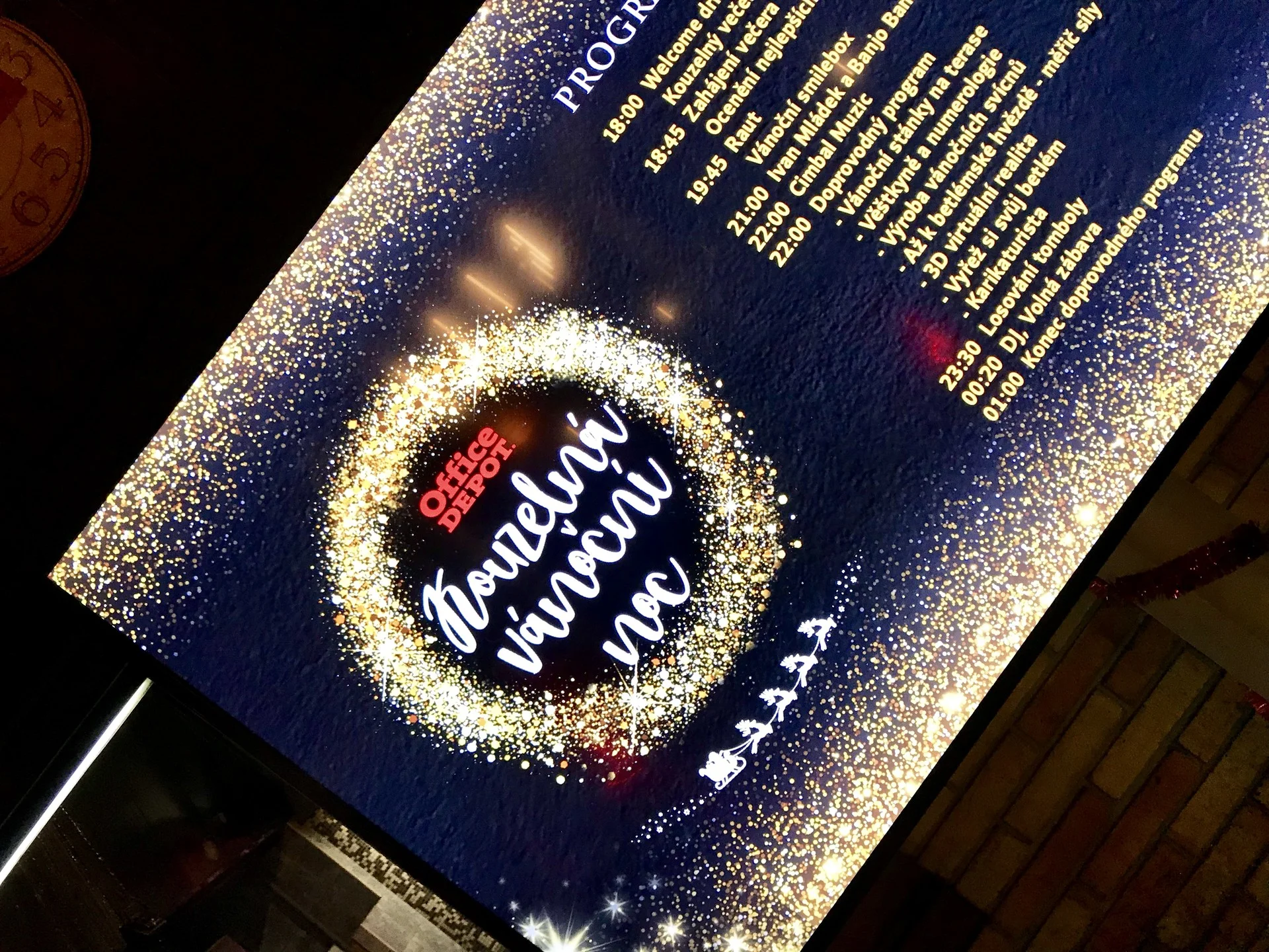 Office Depot, mikromagie na firemním večírku, Koliba Praha