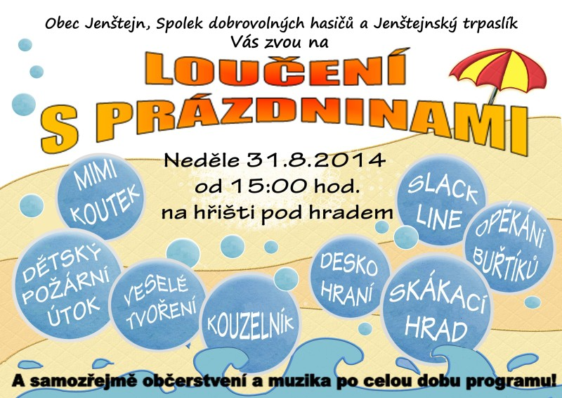 Jenštejn, loučení s prázdninami.