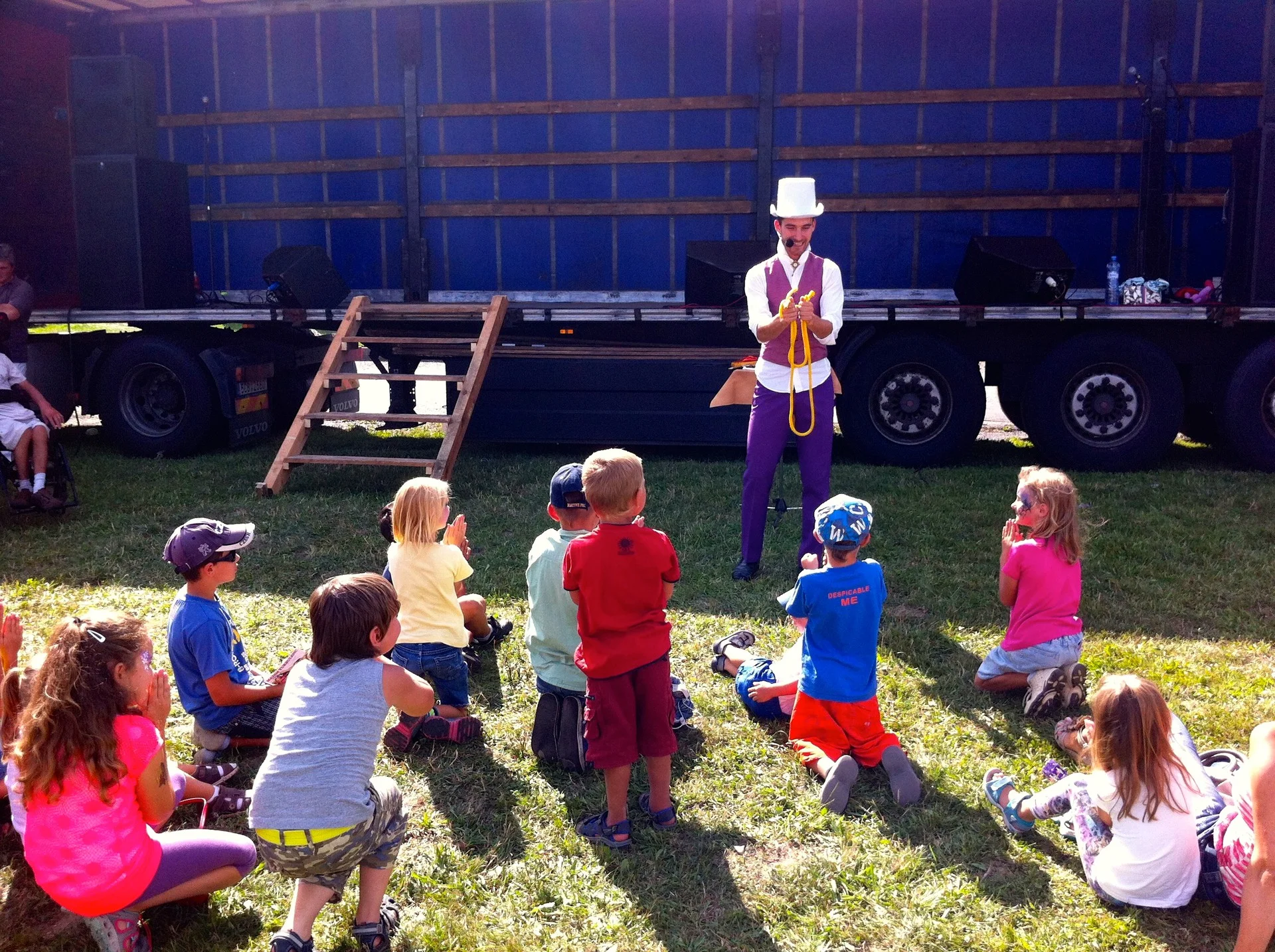 Pňovice - Martin kouzlí pro děti