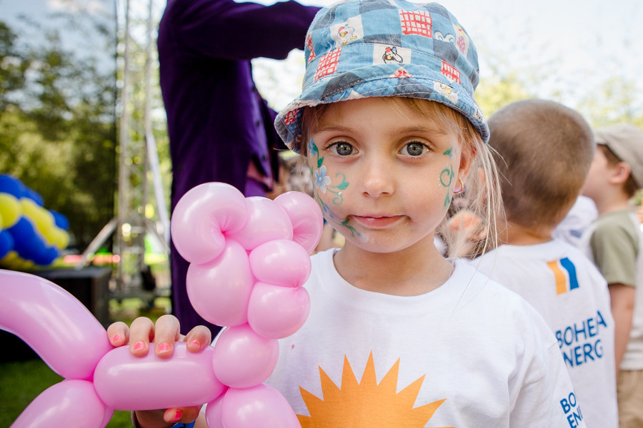 Bohemia Energy - dětský den a modelování zvířátek z balónků