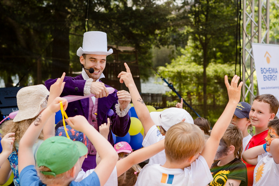 Bohemia Energy - dětský den a modelování zvířátek z balónků