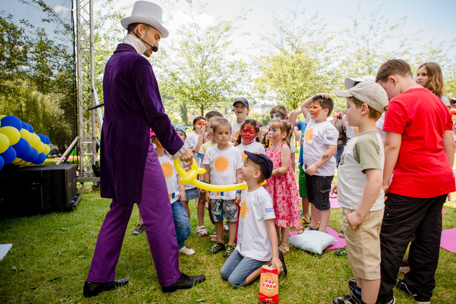 Bohemia Energy - dětský den a modelování zvířátek z balónků