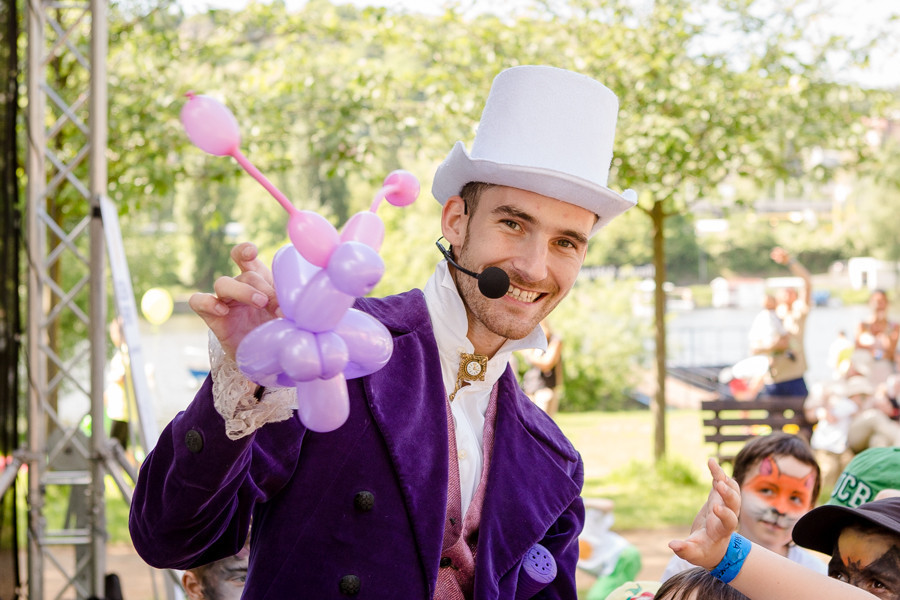 Bohemia Energy - dětský den a modelování zvířátek z balónků