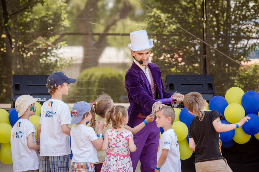 Bohemia Energy - dětský den a modelování zvířátek z balónků