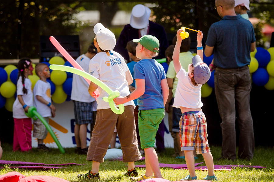 Bohemia Energy - dětský den a modelování zvířátek z balónků