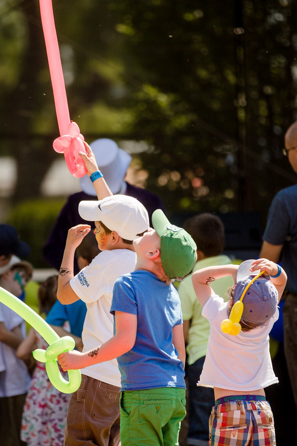 Bohemia Energy - dětský den a modelování zvířátek z balónků