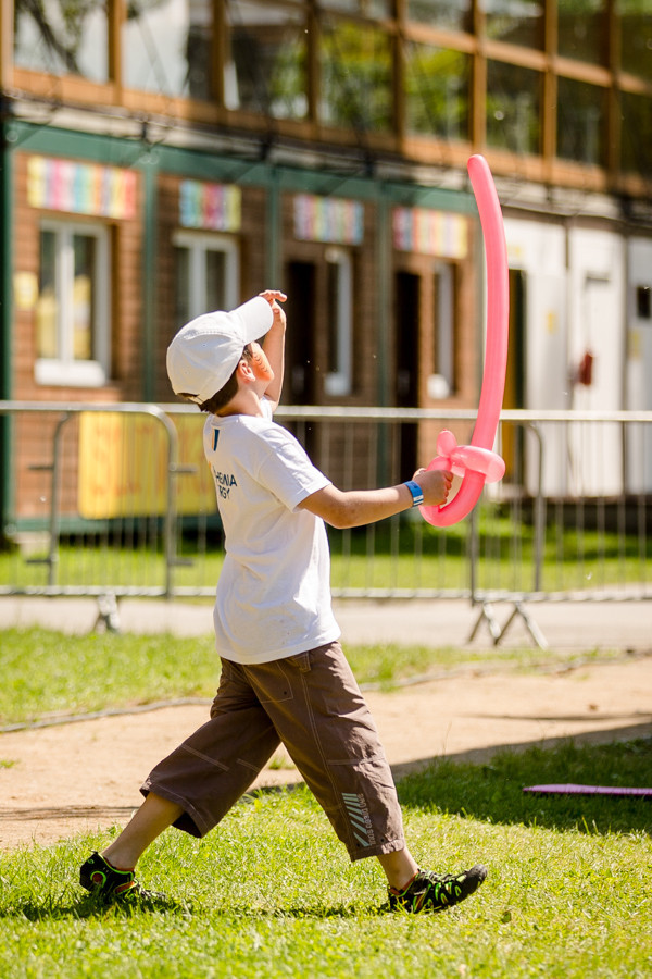 Bohemia Energy - dětský den a modelování zvířátek z balónků