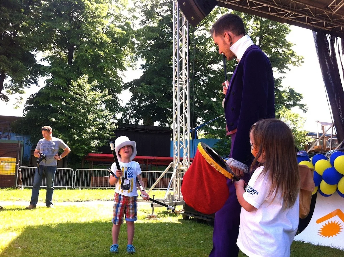 Bohemia Energy - dětský den a kouzelnické vystoupení