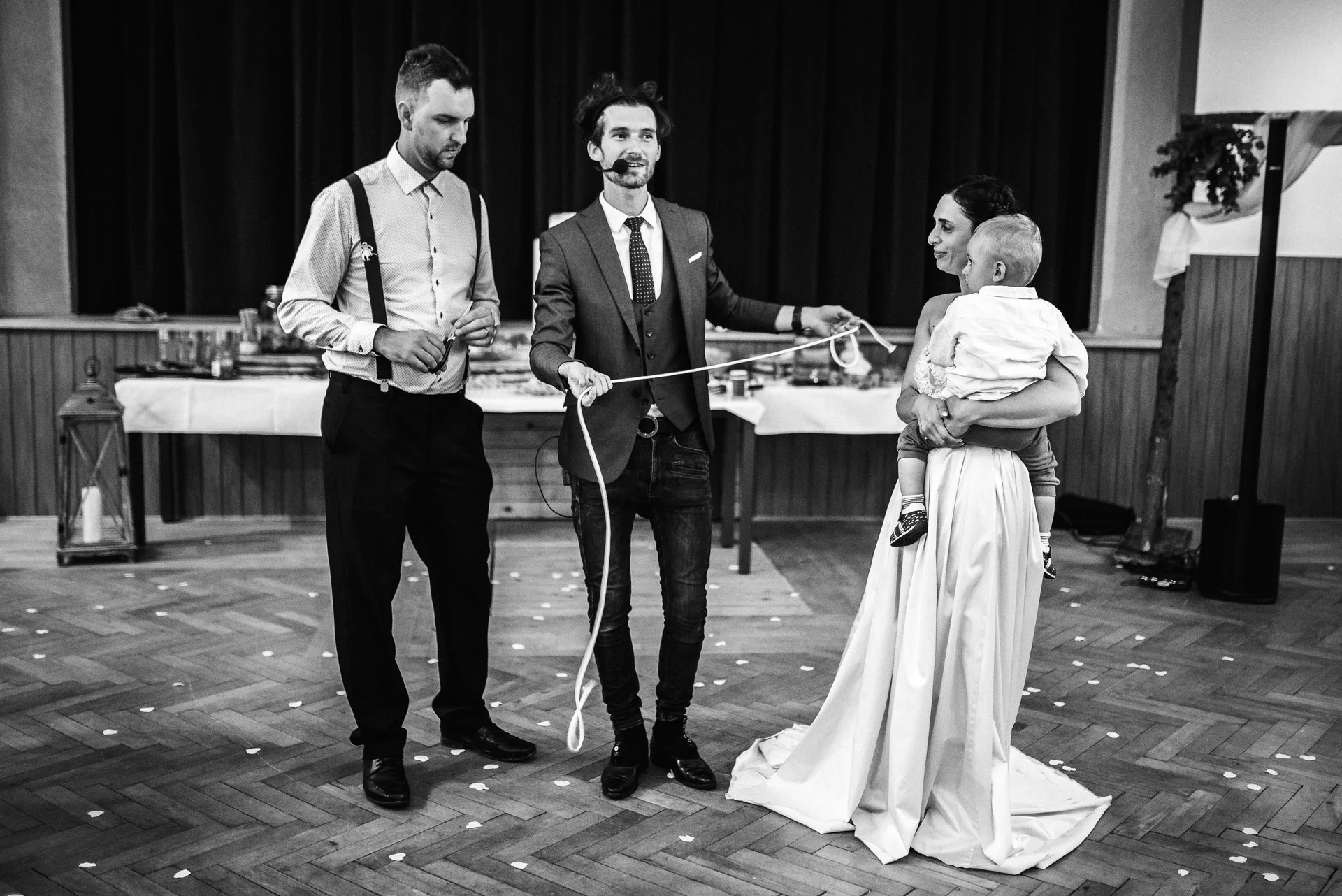 Hlinsko, svatba a kouzelník jako dárek