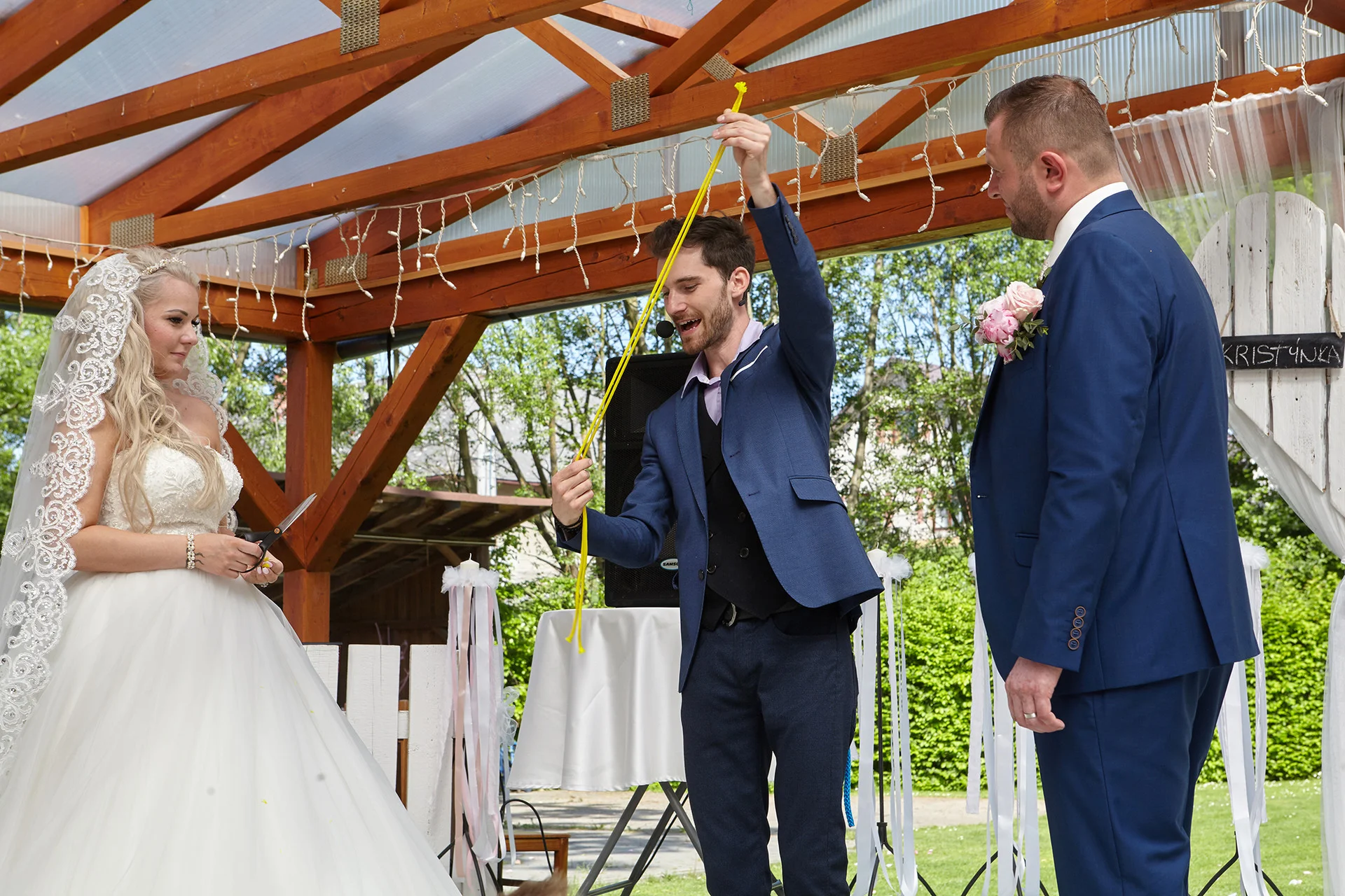 Šejdorfský mlýn, svatba na krásném místě, kouzelník Martin Kellman