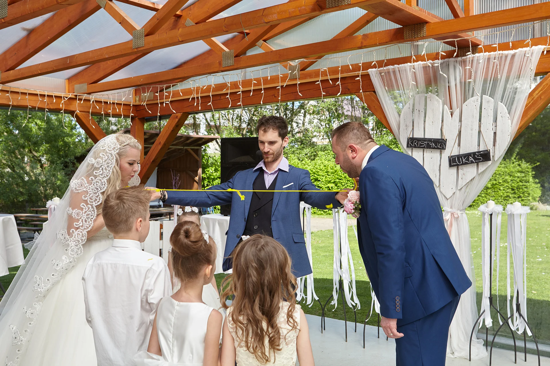 Šejdorfský mlýn, svatba na krásném místě, kouzelník Martin Kellman