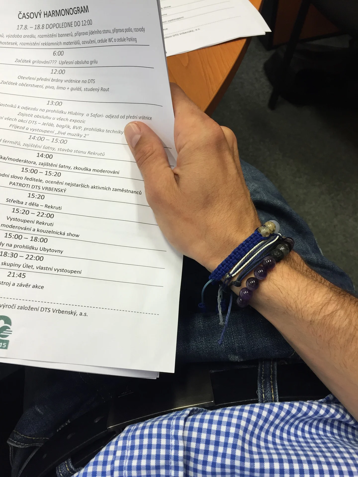 DTS Vrbenský, moderování akce
