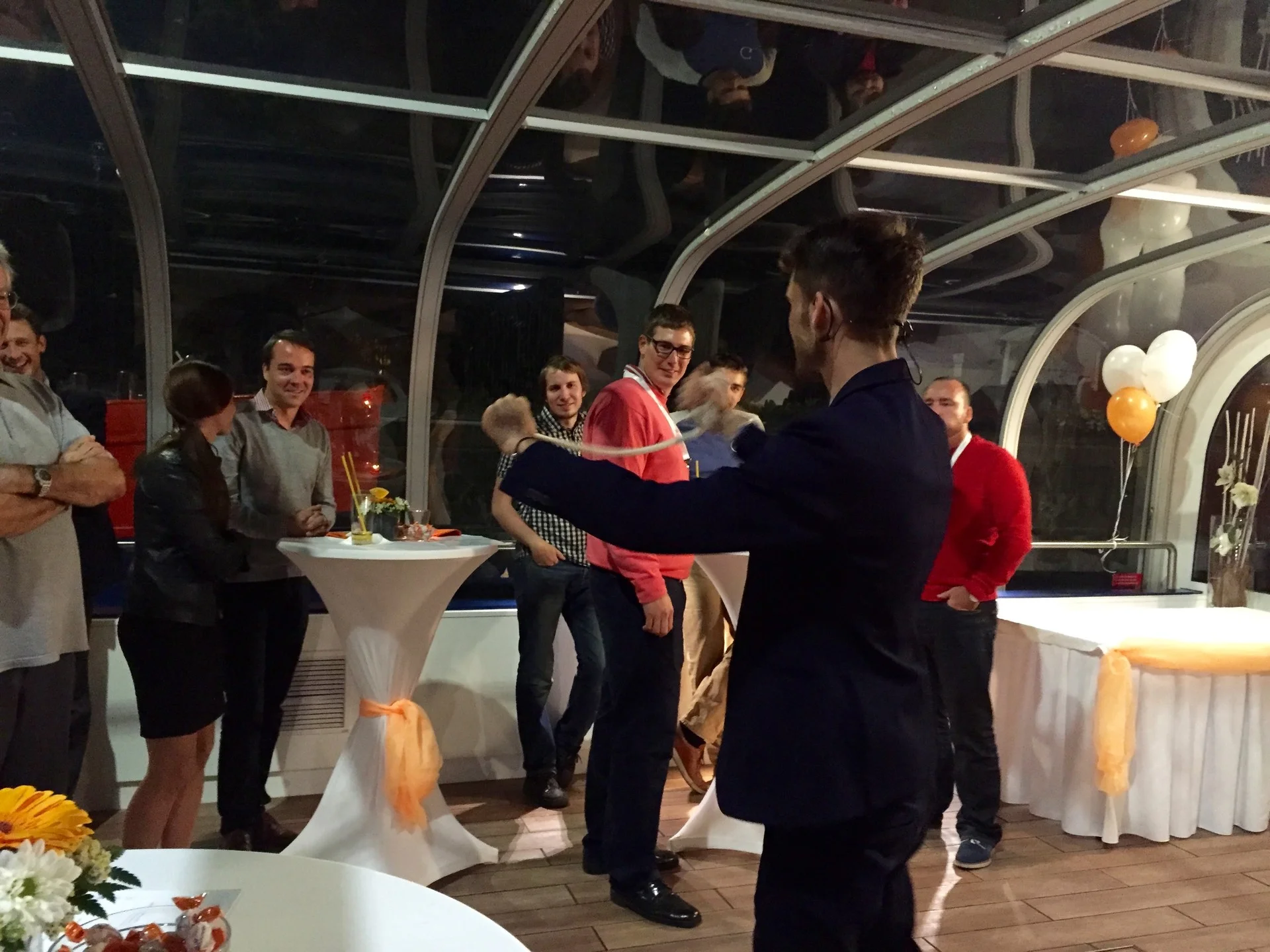 České Radiokomunikace a. s., moderátor akce