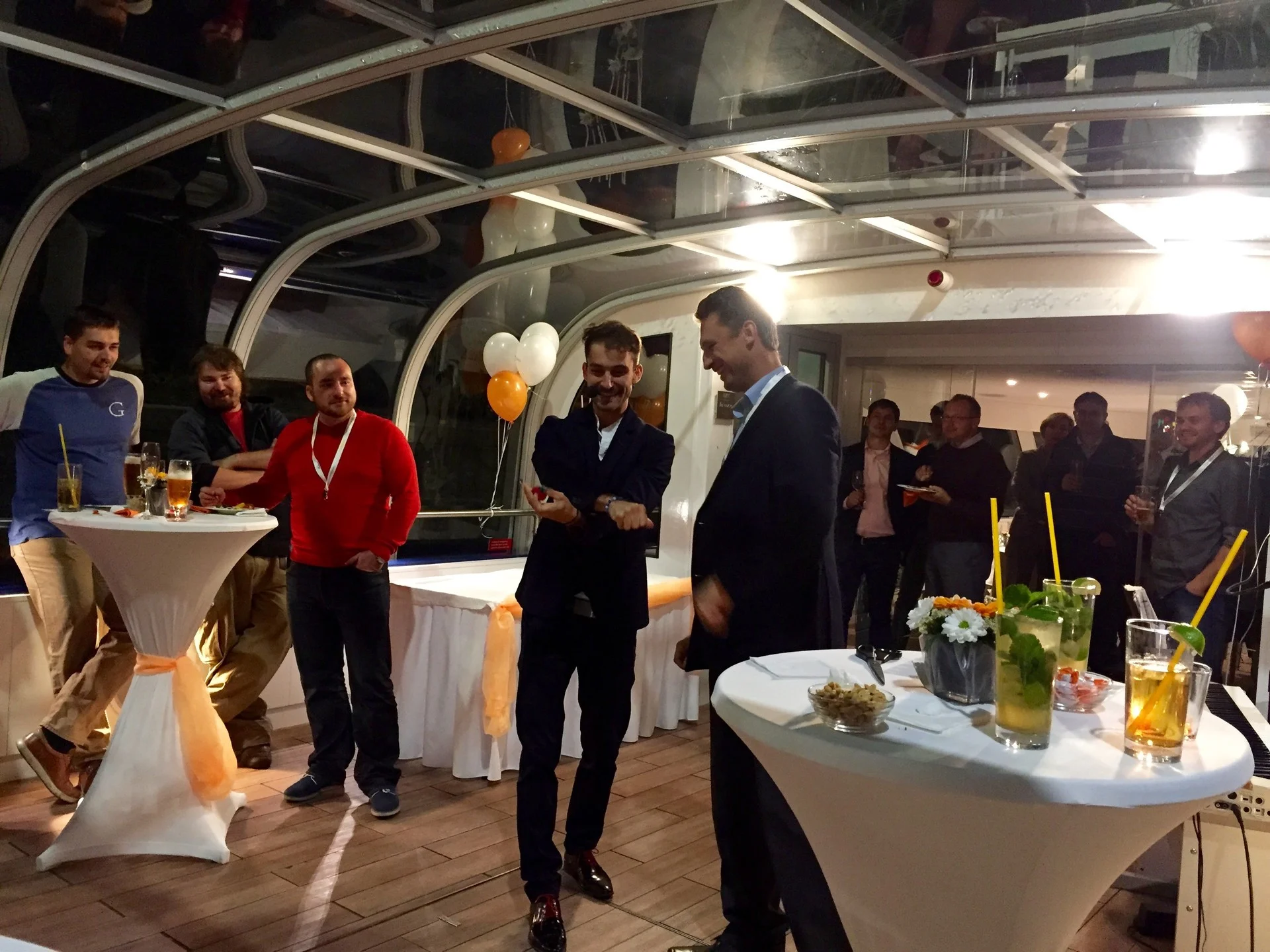 České Radiokomunikace a. s., moderátor akce