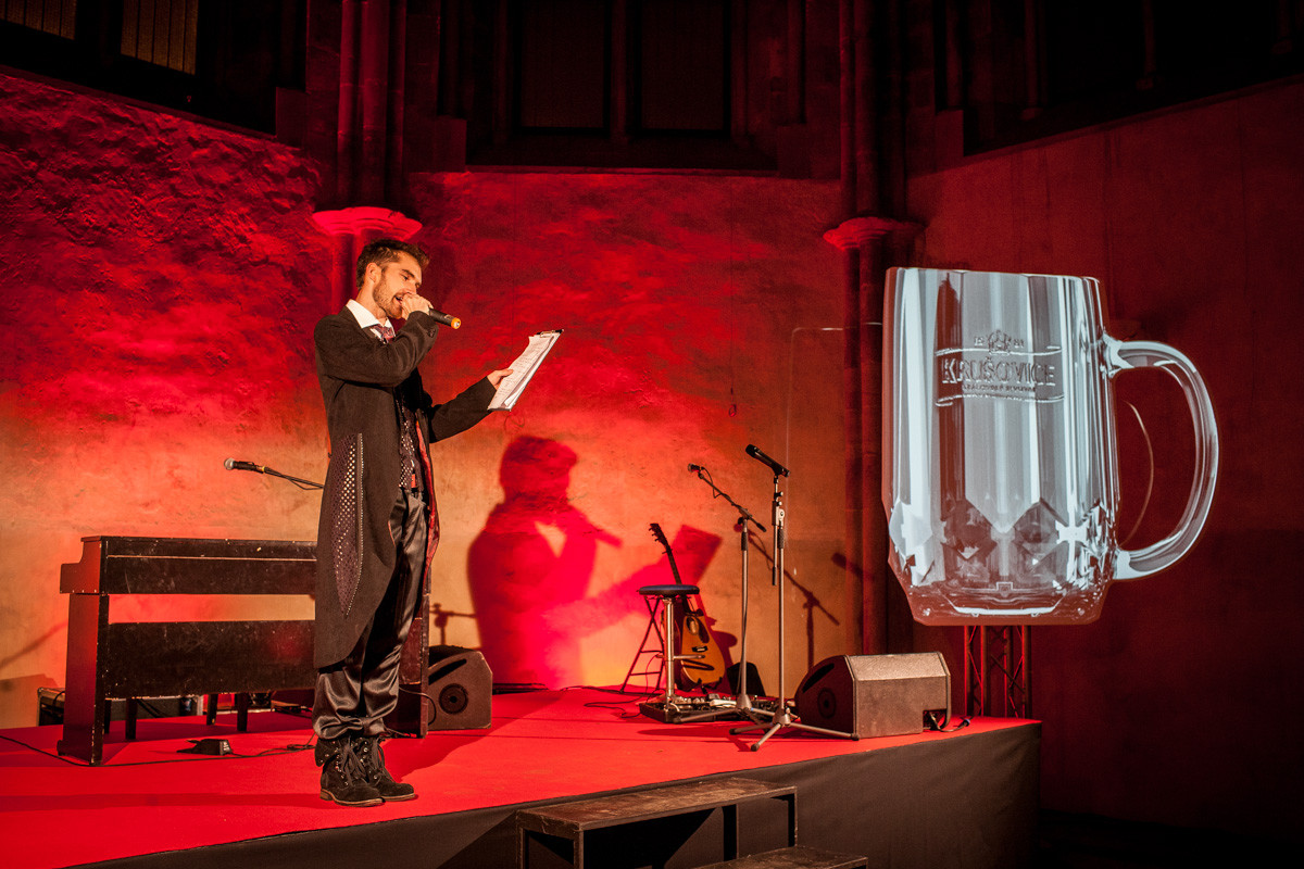 pivovar Krušovice, Moderovní večerní akce pivovaru