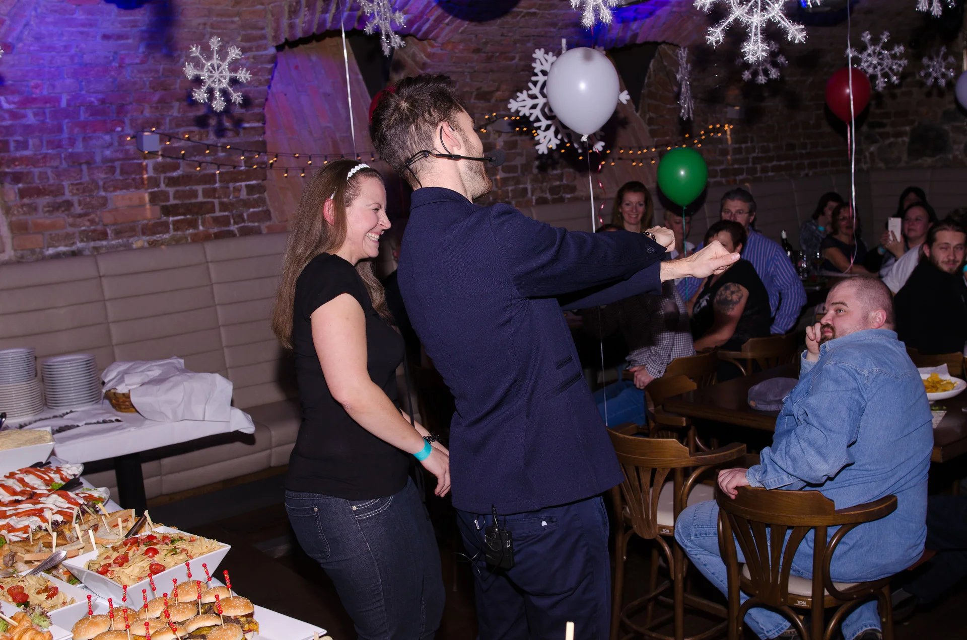 Europrint, kouzelník jako zábava na večírek