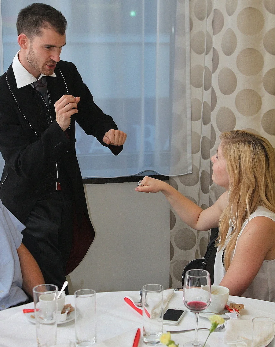 Bratislava - kouzlení na konferenci v hotelu Austria Trend