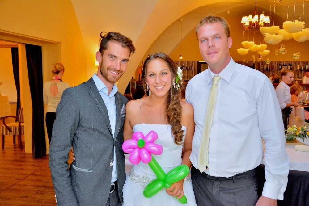 Litoměřice, Grandhotel Salva, zábava na svatbu, kouzelník Martin