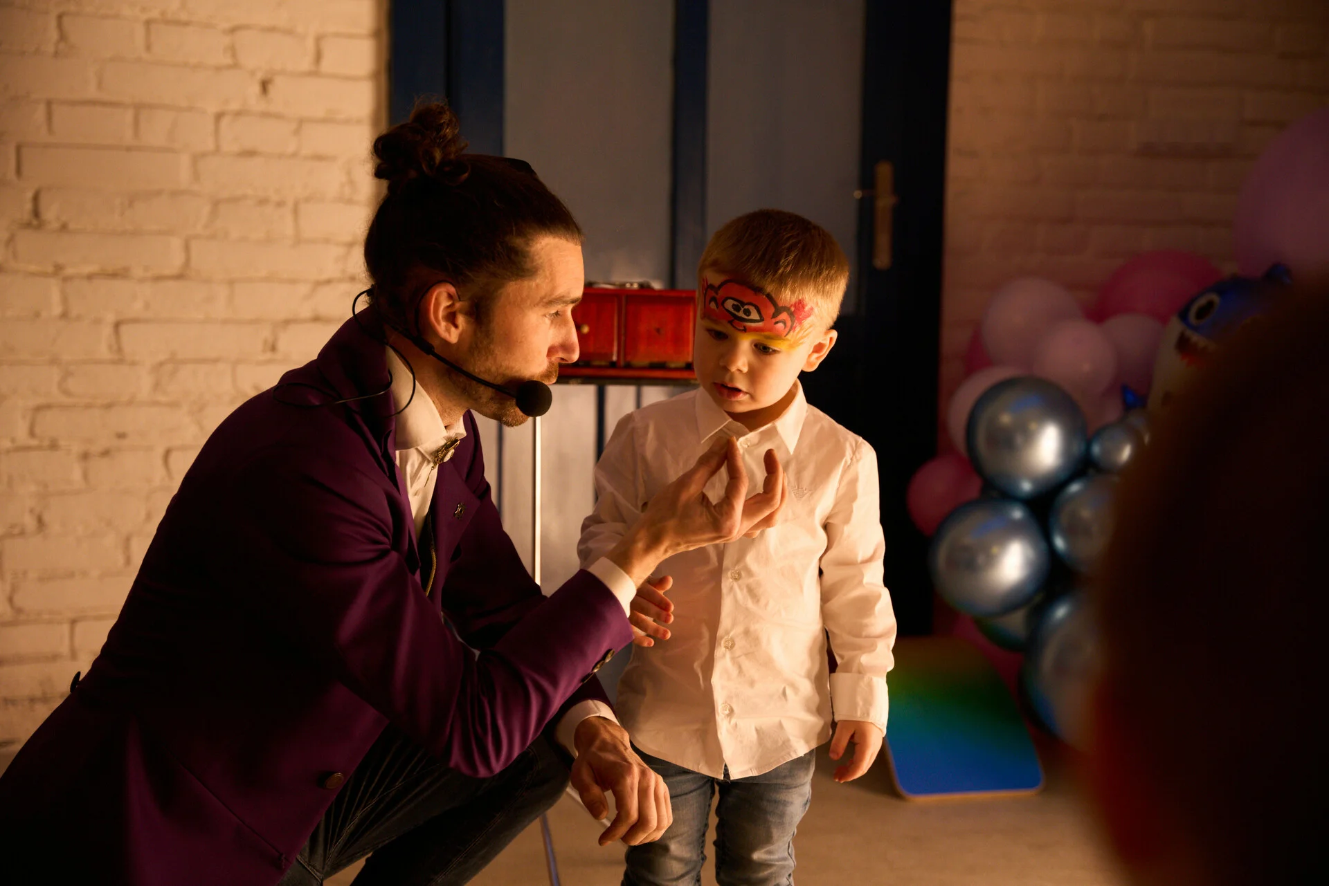 Město Moře - dětská oslava narozenin, dětský kouzelník, Praha 7.