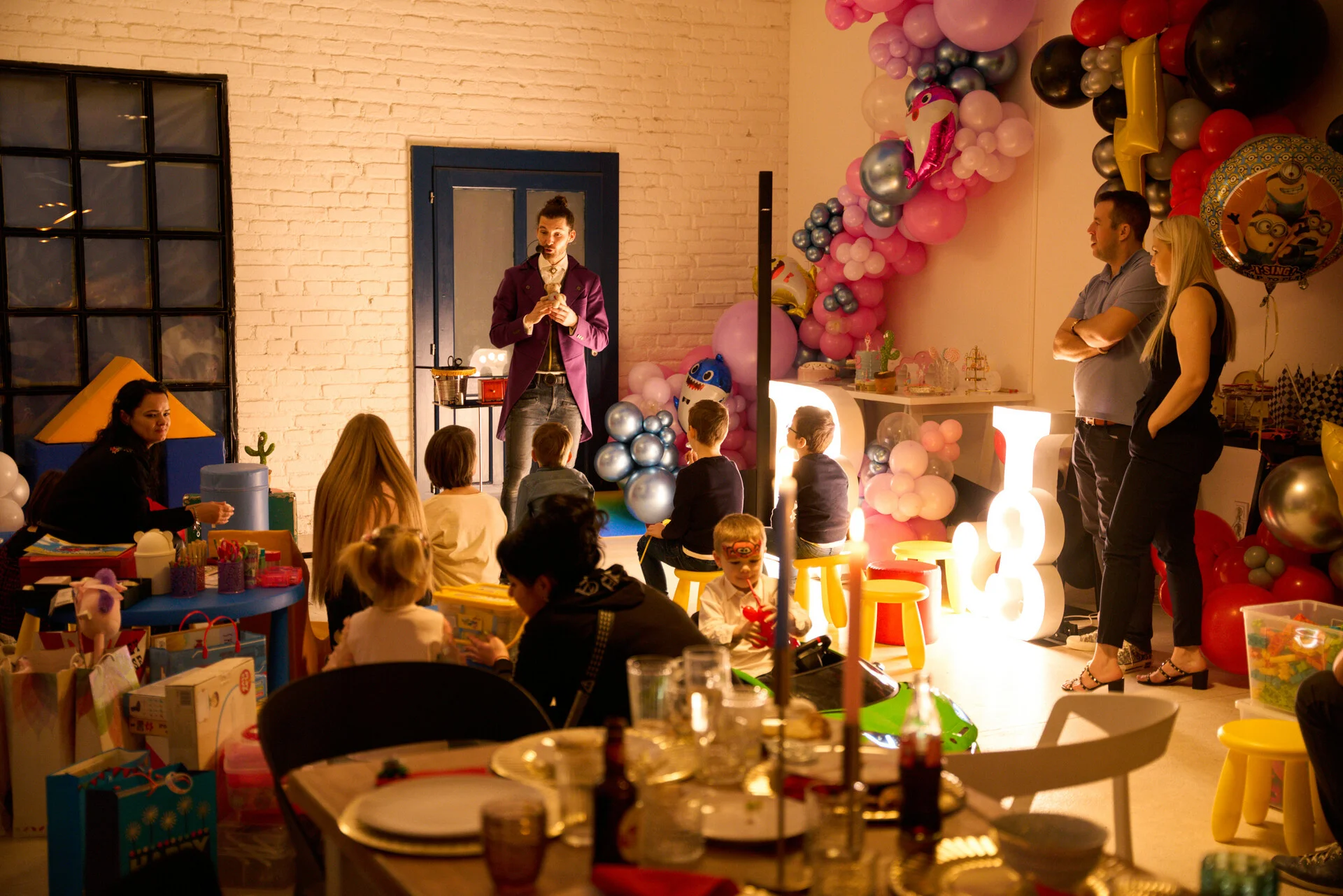 Město Moře - dětská oslava narozenin, dětský kouzelník, Praha 7.