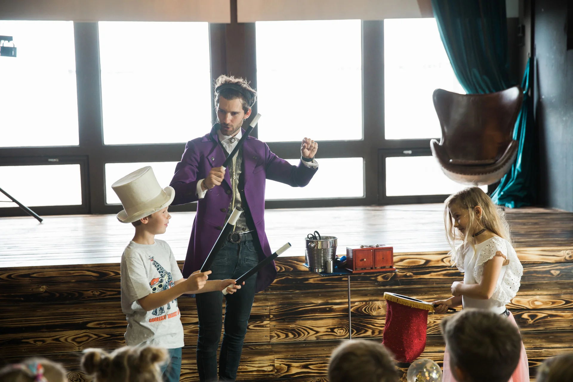 Oslava 7. narozenin, kouzelník Praha, Hostivař