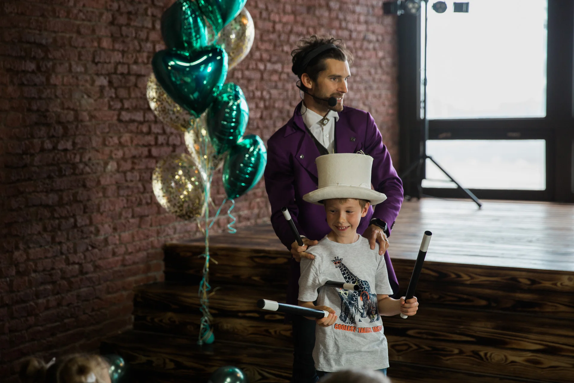 Oslava 7. narozenin, kouzelník Praha, Hostivař