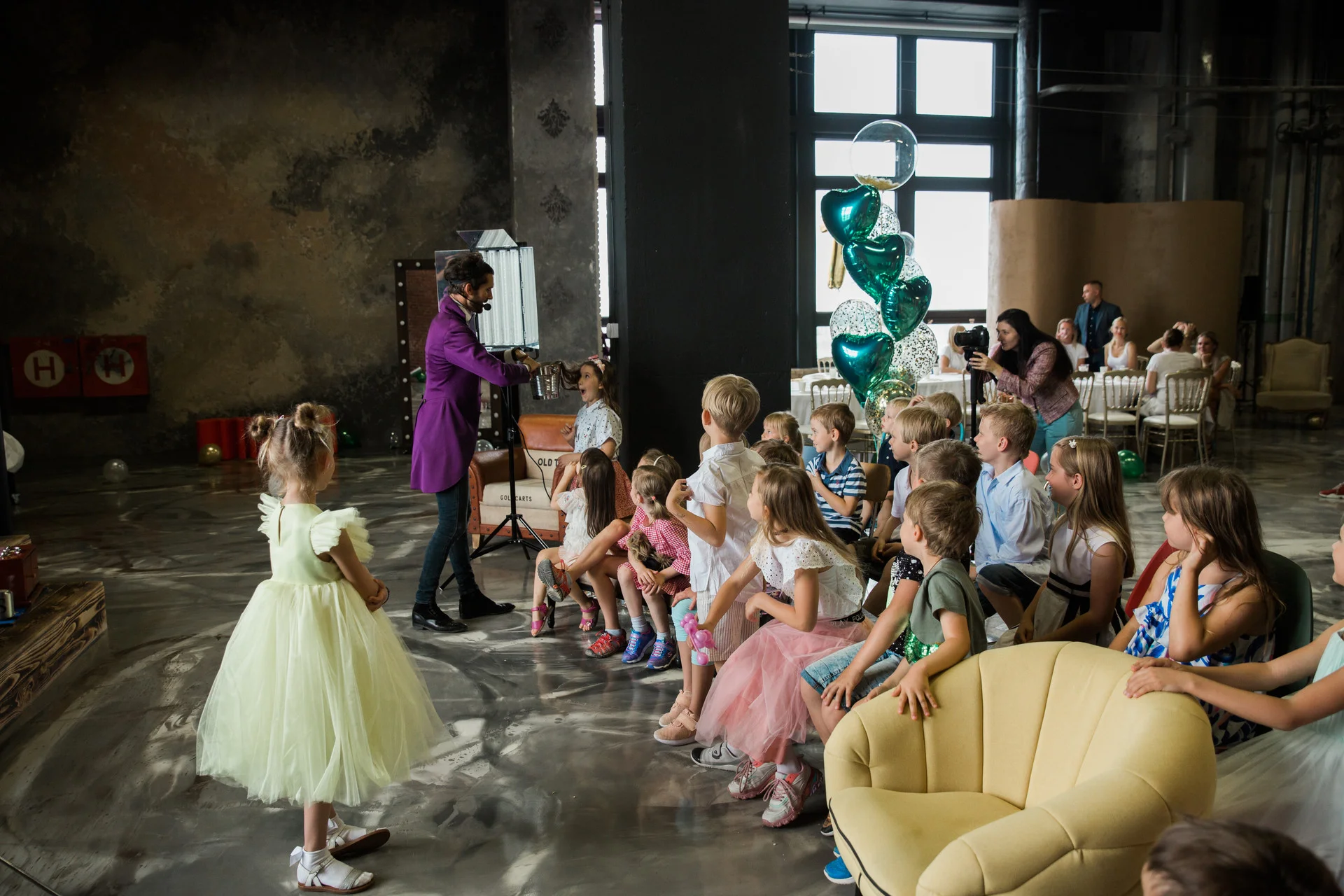 Oslava 7. narozenin, kouzelník Praha, Hostivař