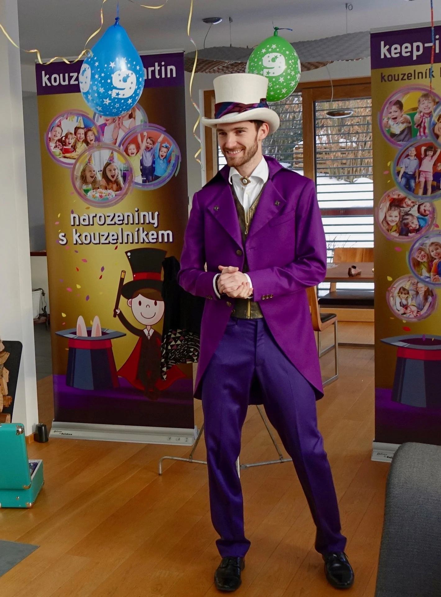 Šimon, oslava 9 narozenin, Mnichovice.