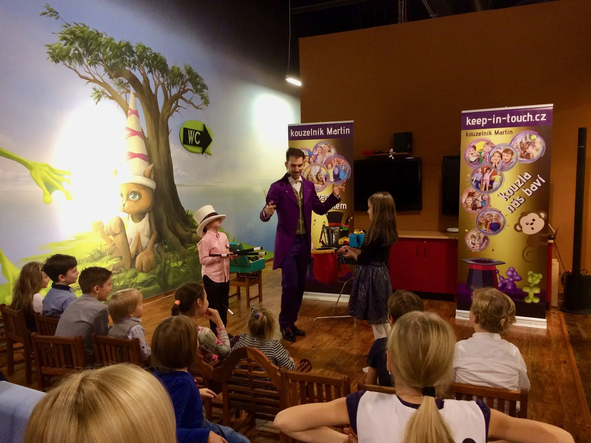 Daniel, 8 let, oslava v dětském koutku Time Out Plus, Černý most