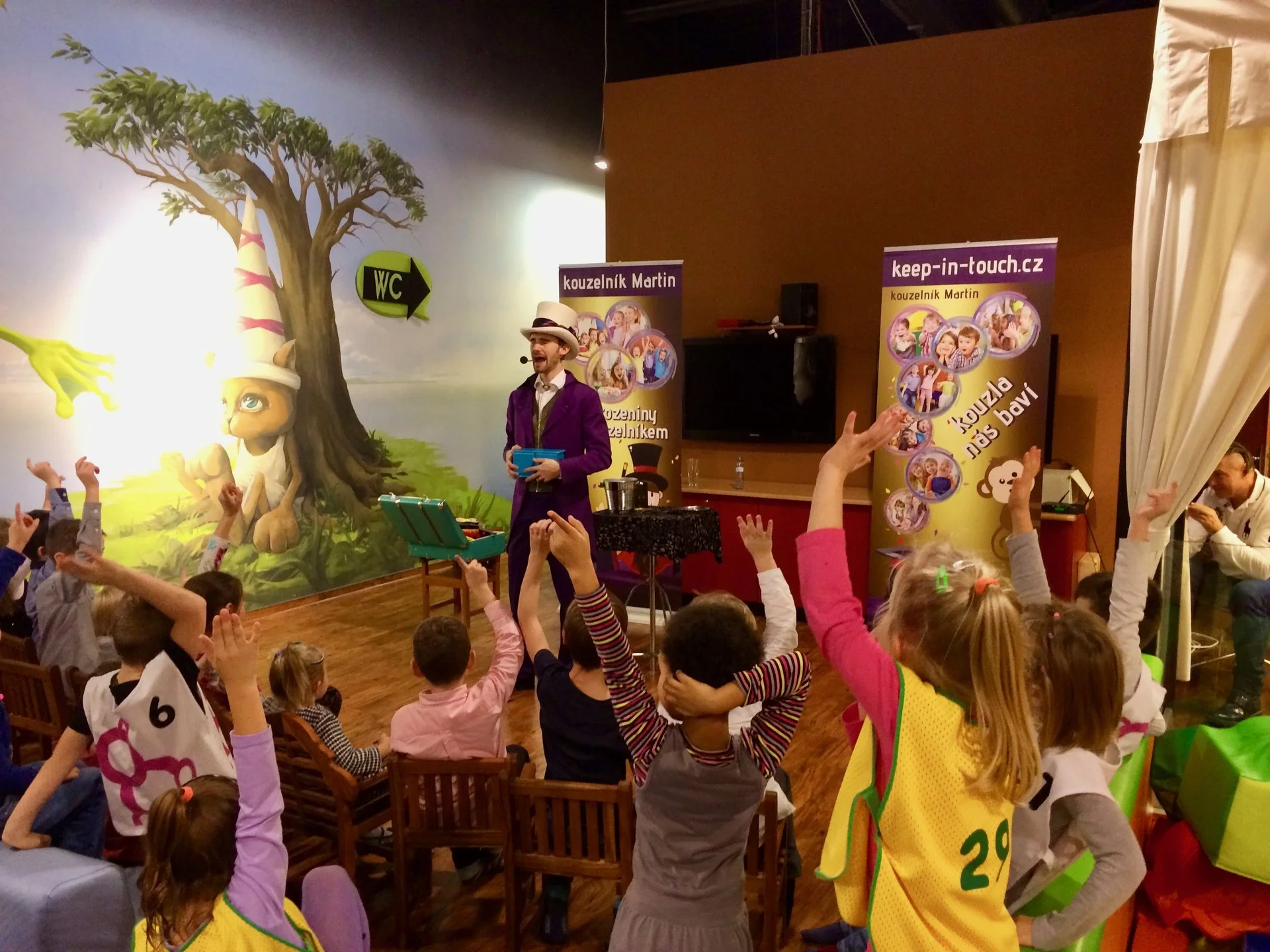 Daniel, 8 let, oslava v dětském koutku Time Out Plus, Černý most