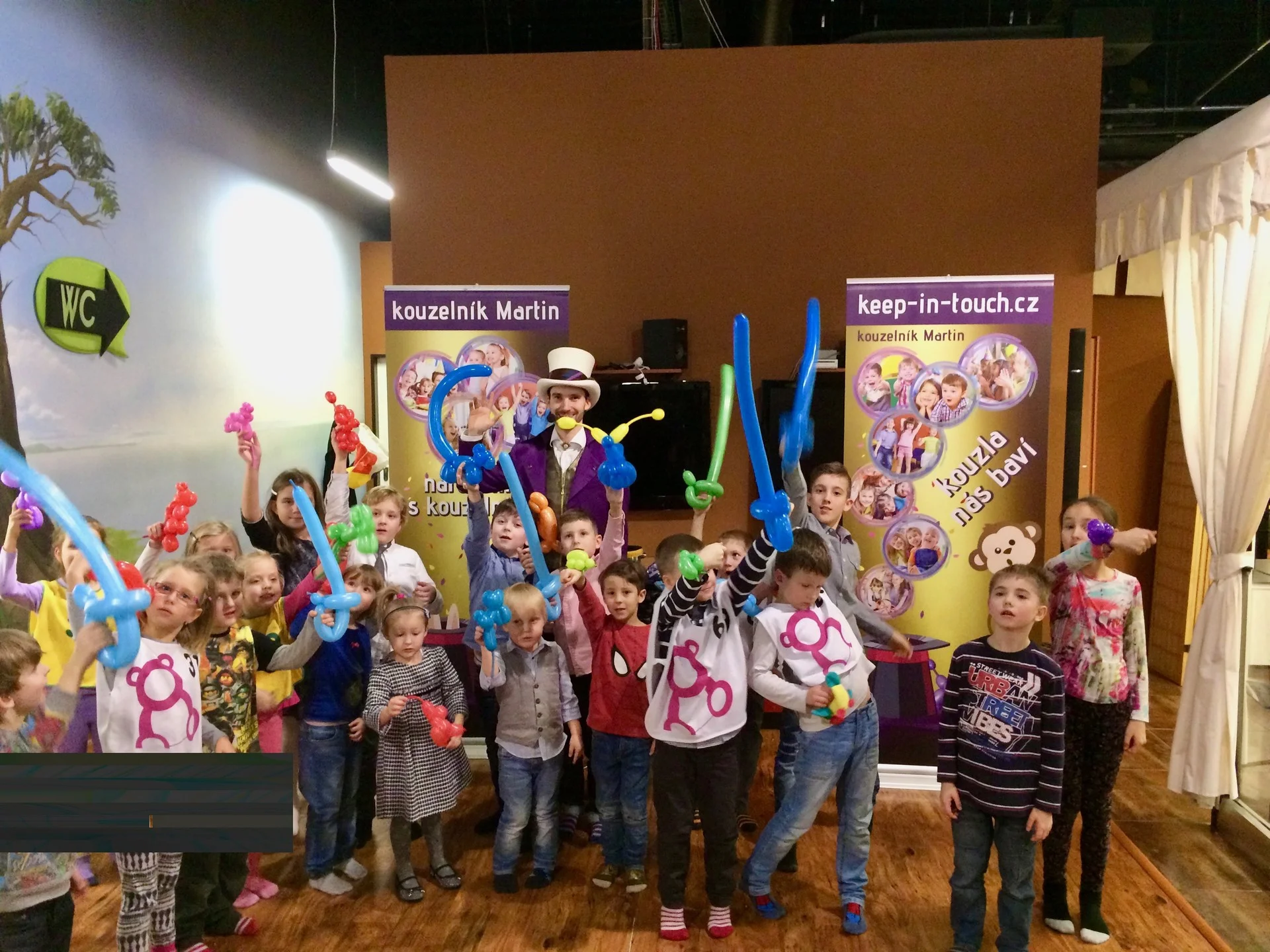 Daniel, 8 let, oslava v dětském koutku Time Out Plus, Černý most